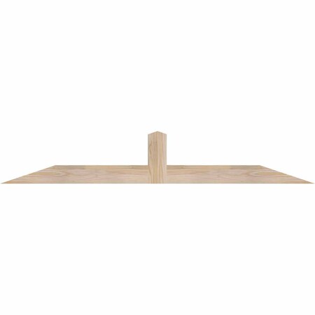 Ekena Millwork Portland Smooth Timber Gable Bracket, Douglas Fir, 60"W x 10"H x 3 1/2"D x 3 1/2"F, 4/12 Pitch GBW060X10X0404POR00SDF